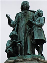 Statue de saint Jean-Baptiste de La Salle - Rouen
